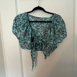 Boho tie top